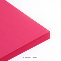 The Stamp Market - Raspberry Cardstock (12 sheets)