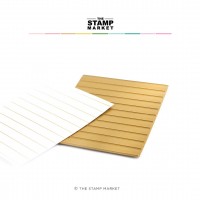 The Stamp Market - Simple Stripes Foil Plate