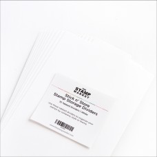 The Stamp Market - Stick n’ Store Stamp Storage Dividers - XL - White
