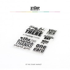 The Stamp Market - Lovely Little Notes Stamp Set