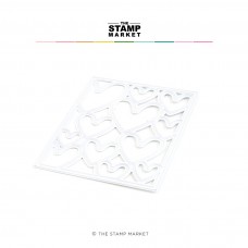 The Stamp Market - Heart Happy Cover Die The Stamp Market - Heart Happy Cover Die