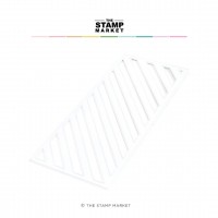 The Stamp Market - Diagonal Stripes Slimline Die