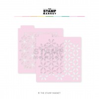 The Stamp Market - Flower Power Stencils 