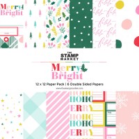 The Stamp Market - Merry & Bright 12 x 12 Paper