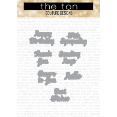 The Ton - Daily Scripty Greetings Coordinating Dies