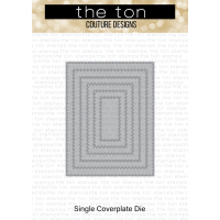 The Ton - Double Stitched Rectangle A2 Coverplate Die