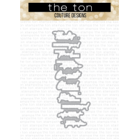 The Ton - Easy Expressions Cheers Coordinating Die