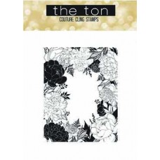 The Ton - Floral Border Cling Background