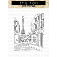 The Ton - Scenes: Parisian Cafe Cling Background