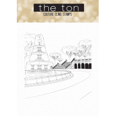 The Ton - Scenes: Fountain Terrace Cling Background