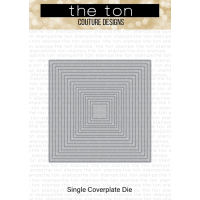 The Ton - Square Frames Slim Borders Coverplate Die