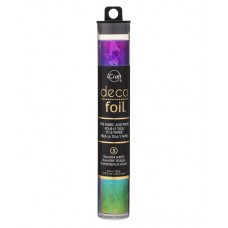 iCraft Deco Foil Transfer Sheets - Rainbow Shattered Glass - 5 sheets (6x12")