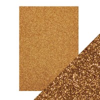Tonic Studios - Craft Perfect - Glitter Card - Welsh Gold (250 gsm A4 - 5 sheets)