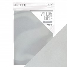 Tonic Studios - Vellum Paper Pearled Silver