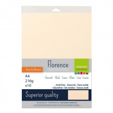 Florence - Cardstock smooth A4 - Raffia (10 sheets)
