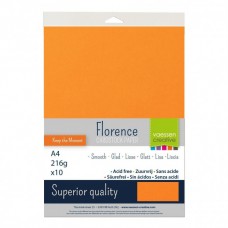 Florence - Cardstock smooth A4 - Mango (10 sheets)
