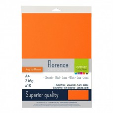 Florence - Cardstock smooth A4 - Melon (10 sheets)