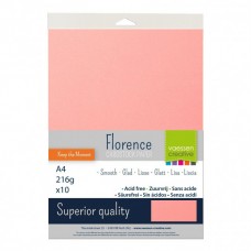 Florence - Cardstock smooth A4 - Rose (10 sheets)