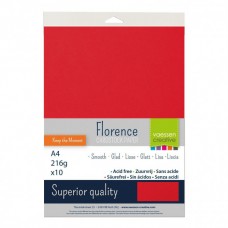 Florence - Cardstock smooth A4 - Poppy (10 sheets)
