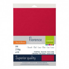 Florence - Cardstock smooth A4 - Ruby (10 sheets)