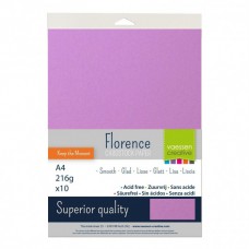 Florence - Cardstock smooth A4 - Hyacinth (10 sheets)