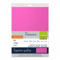 Florence - Cardstock smooth A4 - Fuchsia (10 sheets)