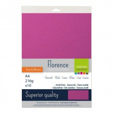 Florence - Cardstock smooth A4 - Plum (10 sheets)