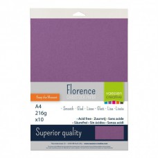 Florence - Cardstock smooth A4 - Clematis (10 sheets)