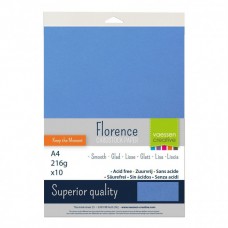 Florence - Cardstock smooth A4 - Denim (10 sheets)