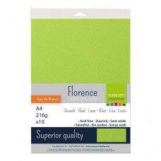 Florence - Cardstock smooth A4 - Lime (10 sheets)