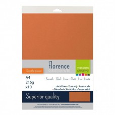 Florence - Cardstock smooth A4 - Brick (10 sheets)