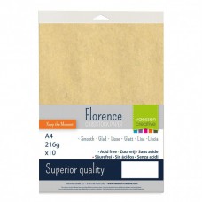 Florence - Cardstock smooth A4 - Kraft light (10 sheets)