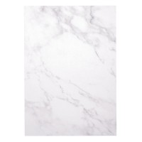 Florence - Cardstock Smooth (200 gsm - 10 sheets) - Marbled (White)