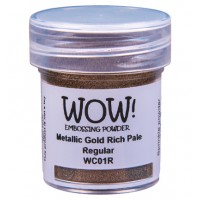 WOW! Embossing Powder WC01R - Regular - Metallic Gold Rich Pale