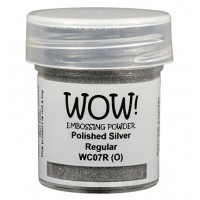 WOW! embossingpoeder WC07R - Regular - Polished Silver