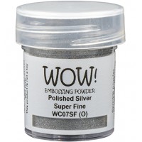 WOW! embossingpoeder WC07SF - Super Fine - Polished Silver