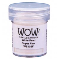 WOW! embossingpoeder WE10SF - Super Fine - White Pearl