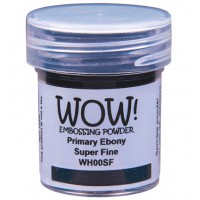 WOW! embossingpoeder WH00SF - Super Fine - Primary Ebony
