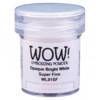 WOW! Embossing Powder WL01SF - Super Fine - Opaque Bright White