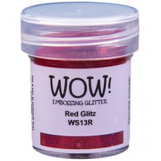WOW! Embossing Glitter WS13R - Regular - Red Glitz