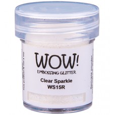 WOW! Embossing Glitter WS15R - Regular - Clear Sparkle