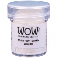 WOW! embossingglitter WS30R - Regular - White Puff Twinkle