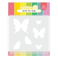 Waffle Flower - Spread Your Wings Matching Stencil