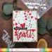 Waffle Flower - Heart Blooms Stencil Trio