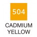 Kuretake ZIG Clean Color Real Brush - 504 Cadmium Yellow