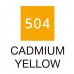 Kuretake ZIG Clean Color Real Brush - 504 Cadmium Yellow