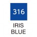 Kuretake ZIG Clean Color Real Brush - 316 Iris Blue