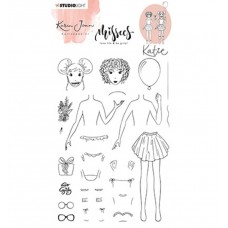 Studio Light - Missees by Karin Joan - Clear Stamp Katie nr. 184